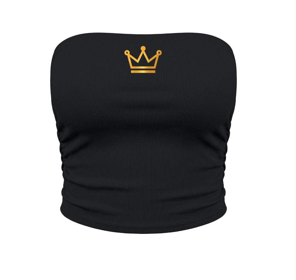 Women’s Ruched Cropped Yoga Tube Top
